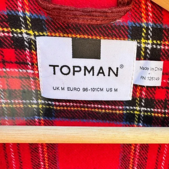 Vintage Topman Burgundy Corduroy Jacket - Picture 4 of 7